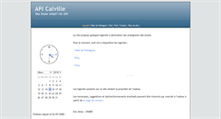 Desktop Screenshot of api.calville.fr